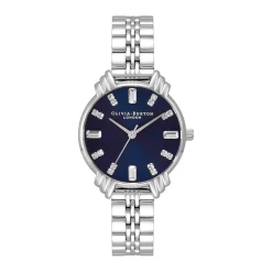Montre Olivia Burton Art Deco Bleu