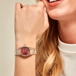 Montre Olivia Burton Mini Hexa Bordeaux