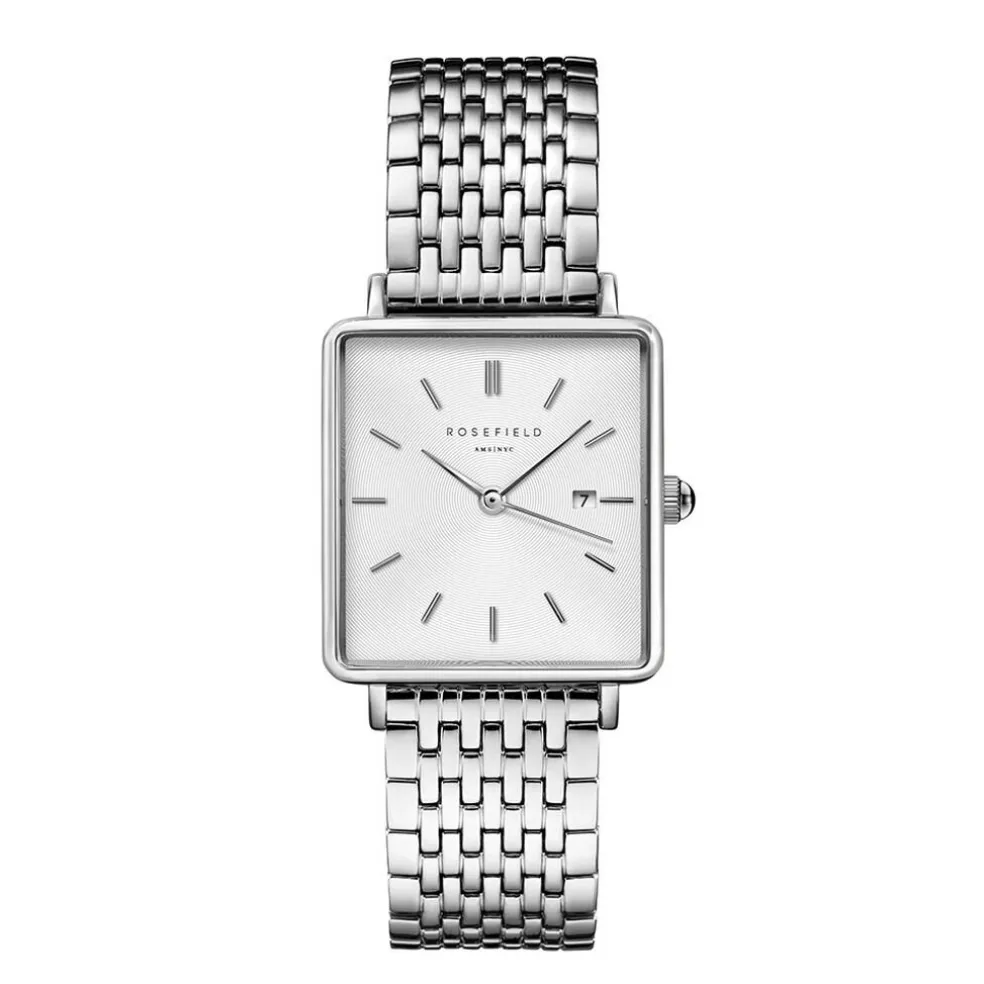Montre Rosefield Boxy Blanc