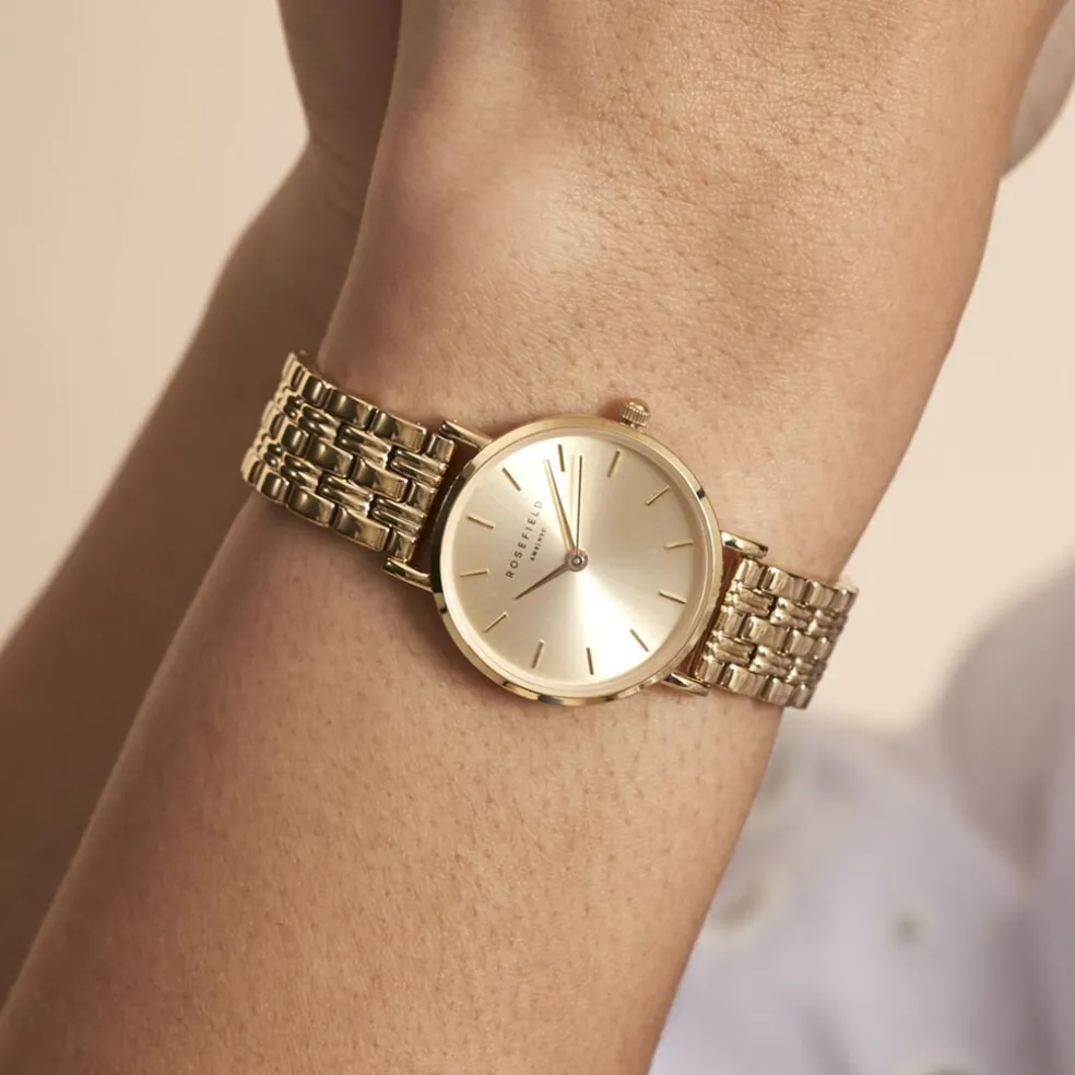 Montre Rosefield Small Edit Champagne