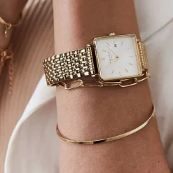 Montre Rosefield The Boxy Blanc