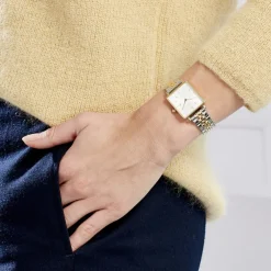 Montre Rosefield The Boxy Blanc