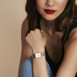 Montre Rosefield The Mini Boxy Blanc