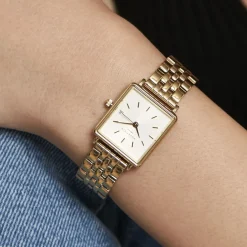 Montre Rosefield The Mini Boxy Blanc