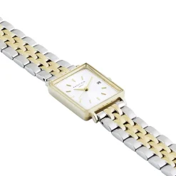 Montre Rosefield The Mini Boxy Blanc