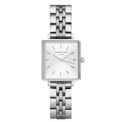 Montre Rosefield The Mini Boxy Blanc