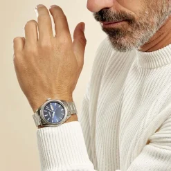 Montre Seiko Classique Homme Bleu