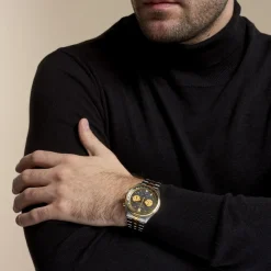 Montre Seiko Sport Bicolore Doré / Noir