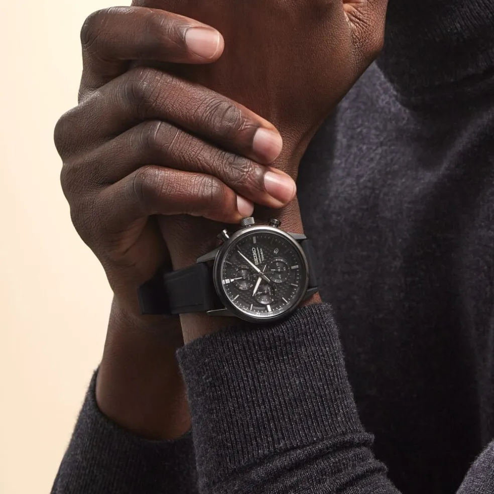 Montre Seiko Sport Titane Noir