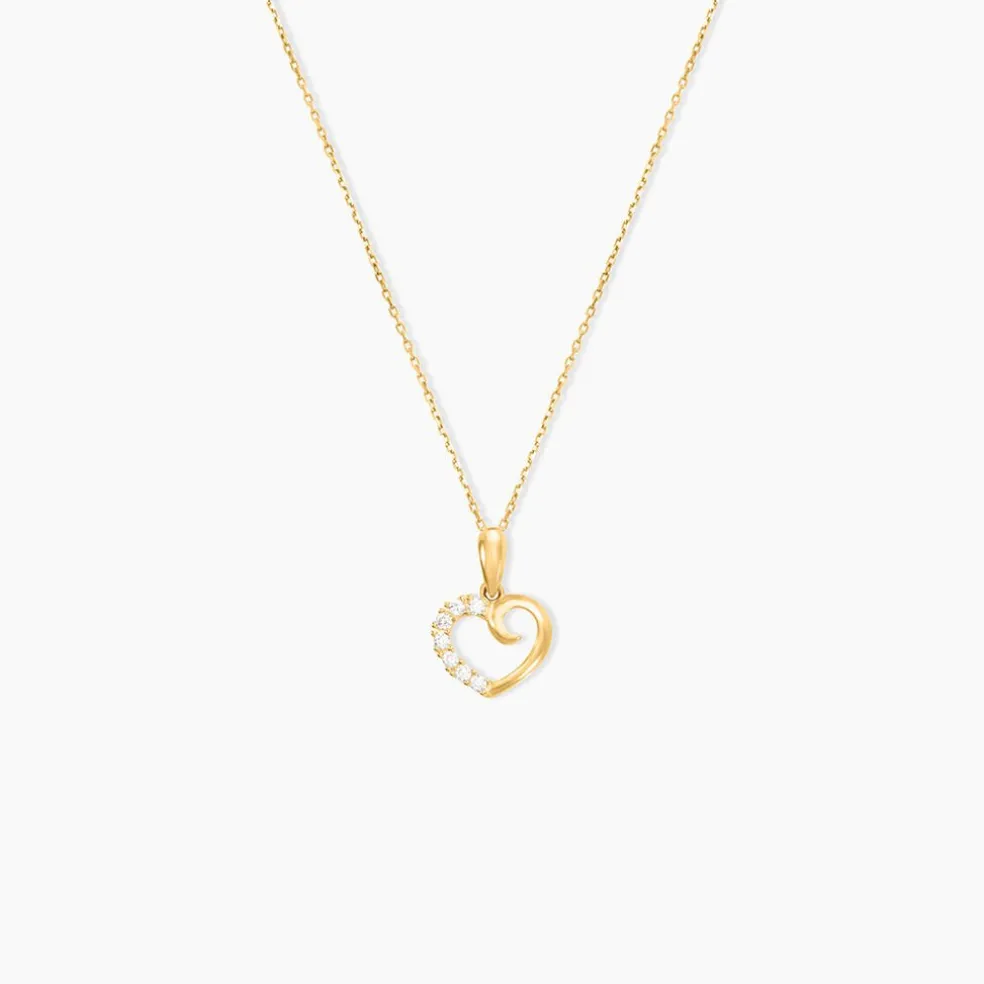 Pendentif Aereda Or Jaune Oxyde De Zirconium