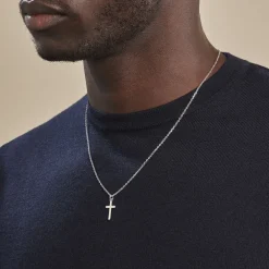 Pendentif Aisse Argent Blanc