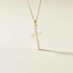 Pendentif Alyssa Croix Or Jaune