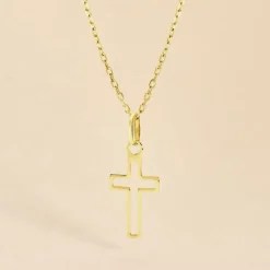 Pendentif Alyssa Croix Or Jaune