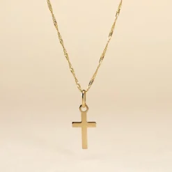 Pendentif Alyssa Croix Or Jaune