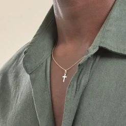 Pendentif Alyssa Croix Or Jaune