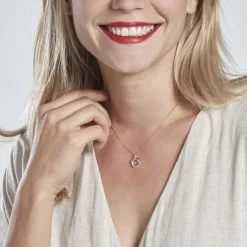 Pendentif Amaiur Or Tricolore Oxydes De Zirconium