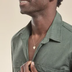 Pendentif Ange Coeur Or Jaune