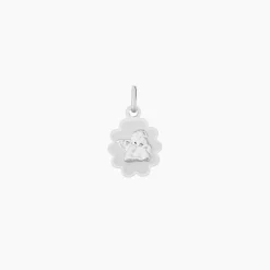 Pendentif Ange Nuage Or Blanc
