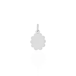 Pendentif Ange Nuage Or Blanc