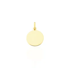 Pendentif Ange Rond Or Jaune