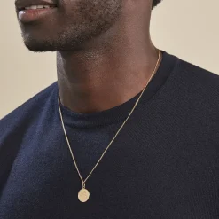 Pendentif Ange Rond Or Jaune