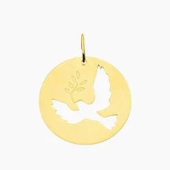 Pendentif Anny Colombe Or Jaune