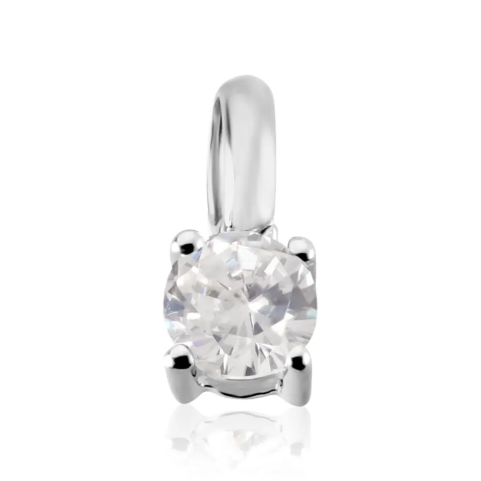 Pendentif Aphrodite Or Blanc Diamant