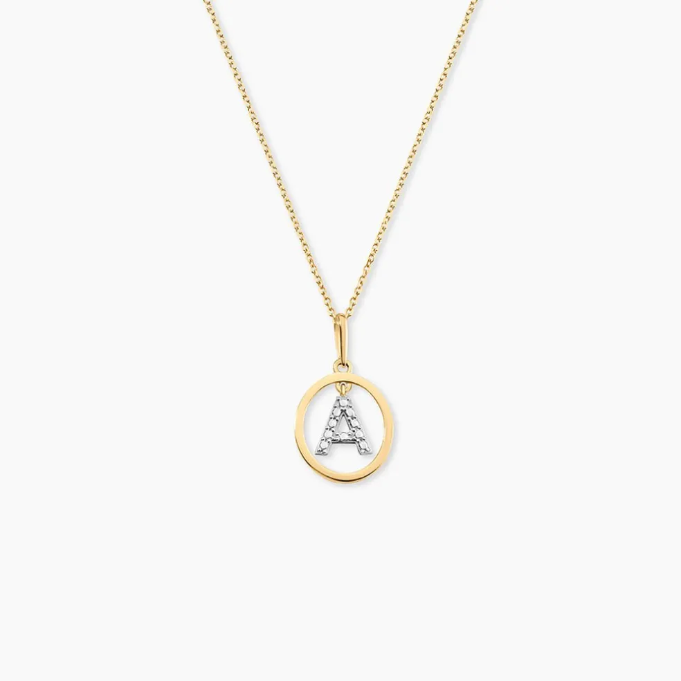 Pendentif Auri Or Bicolore