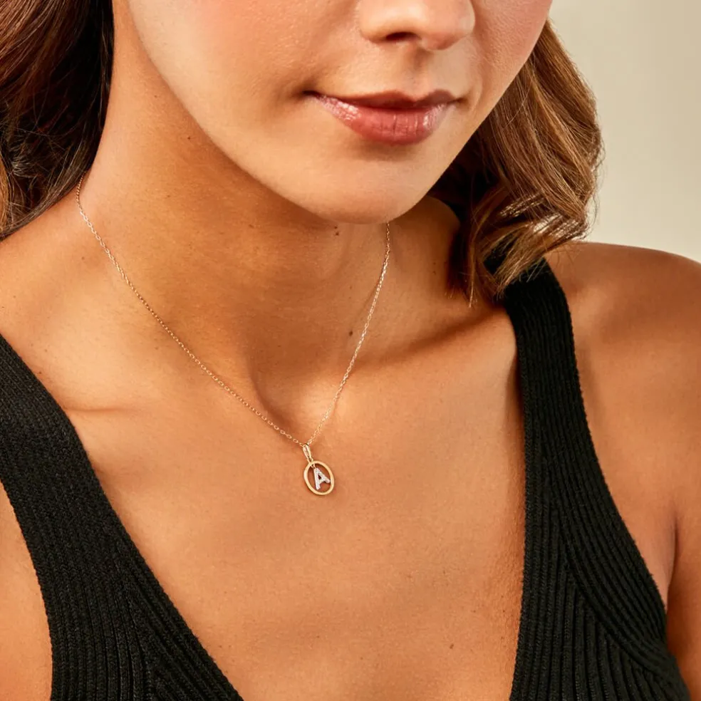 Pendentif Auri Or Bicolore