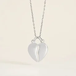 Pendentif Axelia Argent Blanc