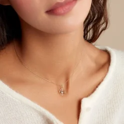 Pendentif Bethania Or Jaune Oxyde De Zirconium