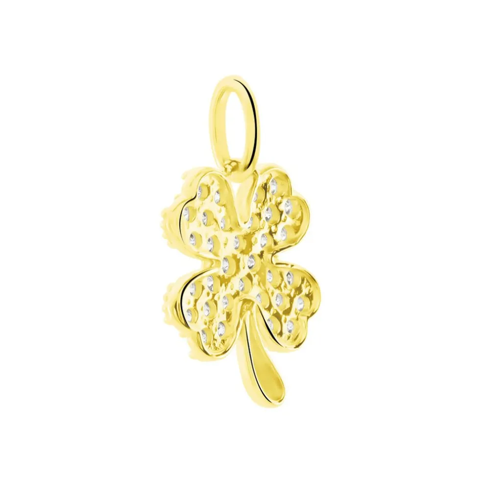 Pendentif Brewal Or Jaune Oxydes De Zirconium
