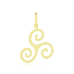 Pendentif Cobeia Triskel Or Jaune