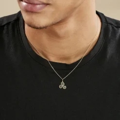 Pendentif Cobeia Triskel Or Jaune