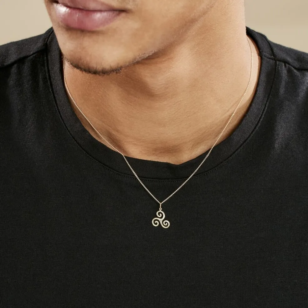Pendentif Cobeia Triskel Or Jaune