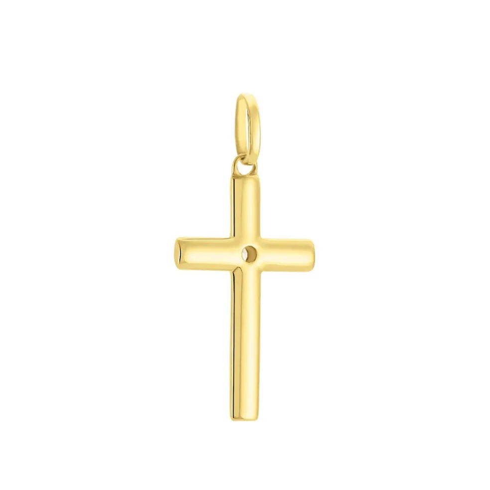Pendentif Cornell Or Jaune Oxyde De Zirconium