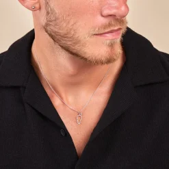 Pendentif Corse Argent Blanc