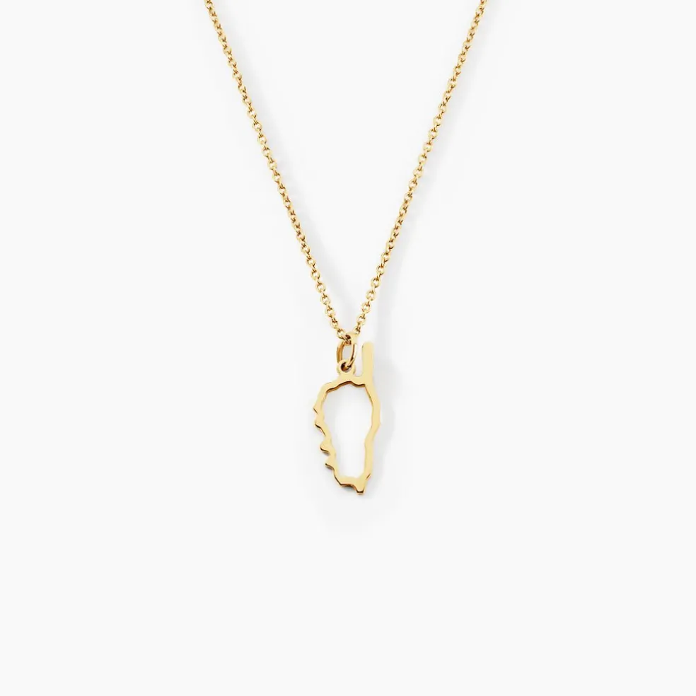 Pendentif Corse Plaqué Or Jaune