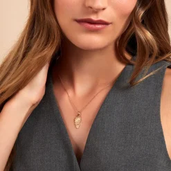 Pendentif Corsica Plaque Or Jaune