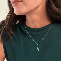 Pendentif Corsu Or Blanc