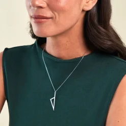 Pendentif Corsu Or Blanc