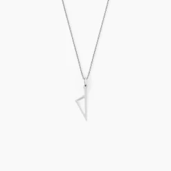 Pendentif Corsu Or Blanc