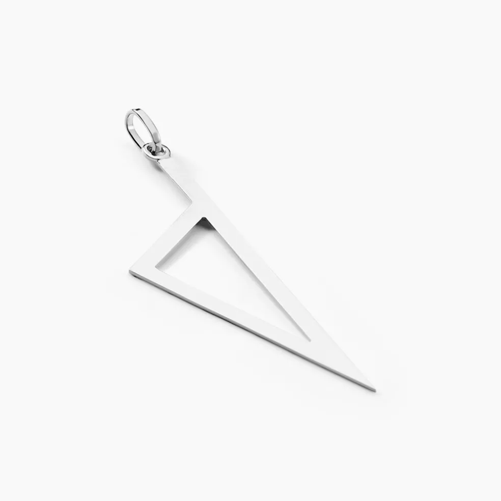 Pendentif Corsu Or Blanc