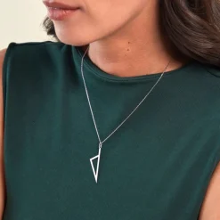 Pendentif Corsu Or Blanc