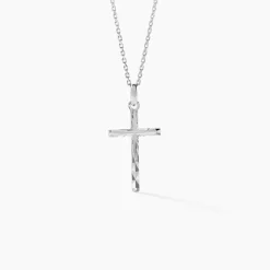 Pendentif Desilia Ciselée Argent Blanc