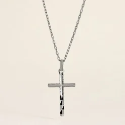 Pendentif Desilia Ciselée Argent Blanc