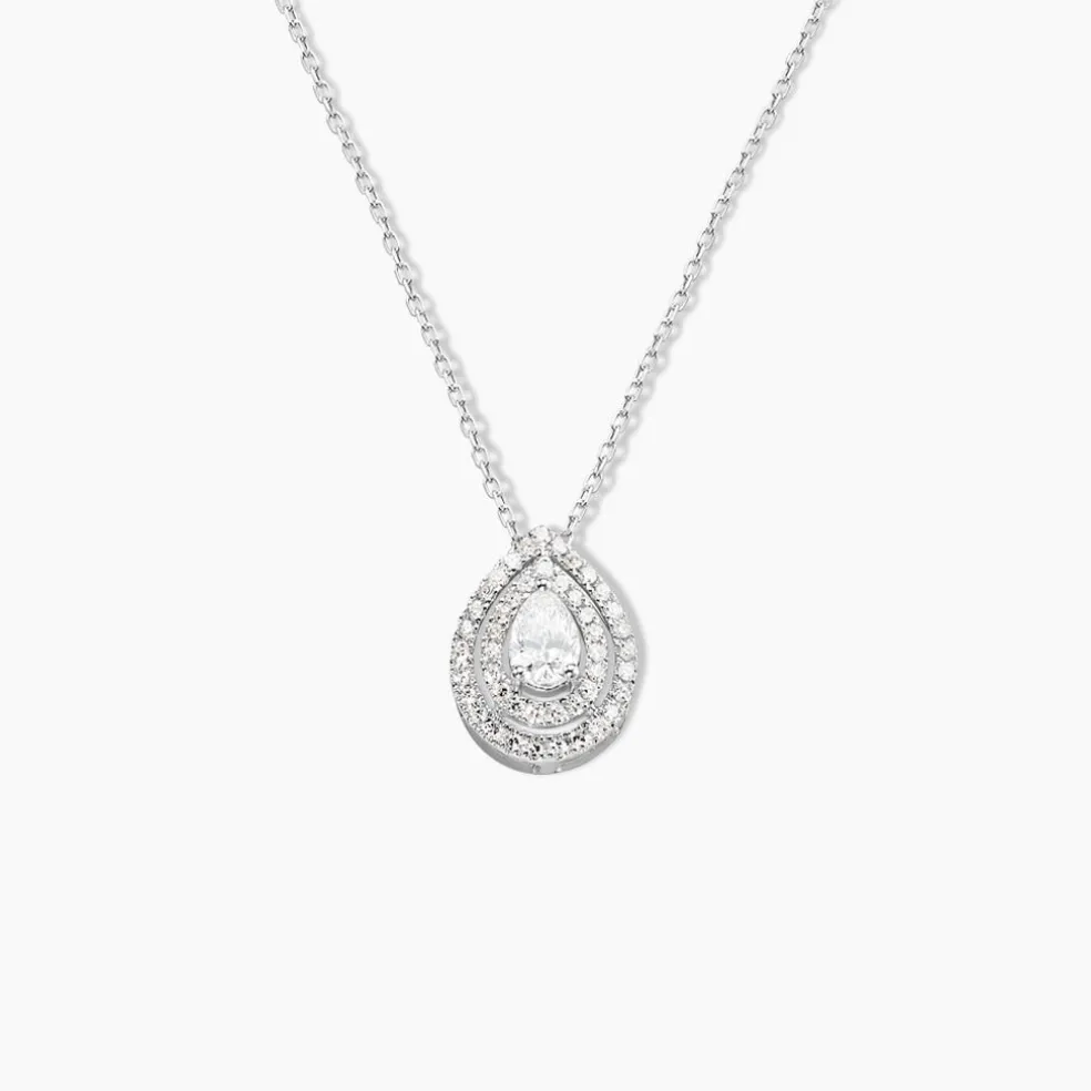 Pendentif Diamina Or Blanc Diamant