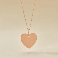 Pendentif Eba Argent Rose