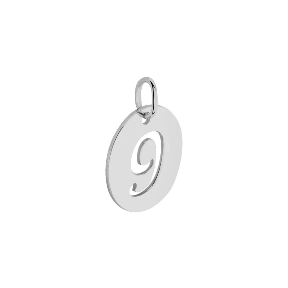 Pendentif Efiso Argent Blanc
