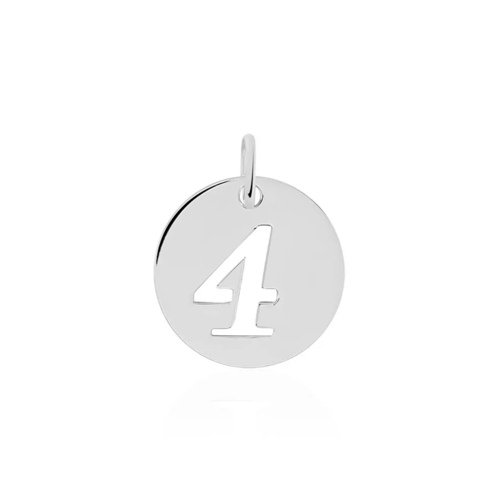 Pendentif Efiso Argent Blanc